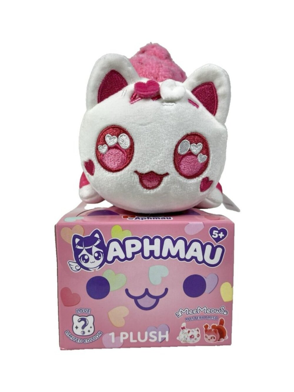 Aphmau MeeMeows Plush Hearts Cupcake Cat Valentines Day Love Limited Edition - Picture 3 of 16